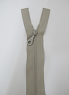 Open-end beige zipper