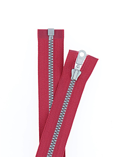 Pink open-end zip