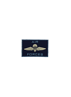 “Air Force” marine colour iron-on adhesive badge