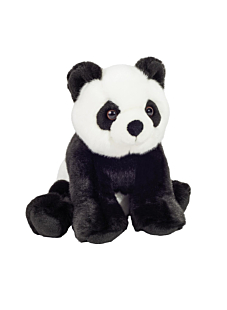 Seated panda soft toy, 25 cm