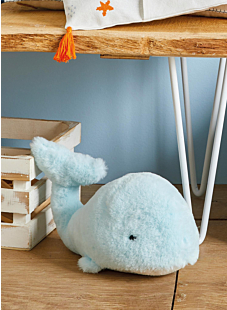 Whale soft toy, 32 cm