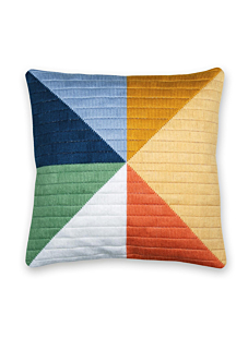 Triomino cross-stitch cushion kit, 40 x 40 cm
