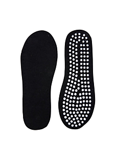 Black sew-on soles for slipper socks, size EUR 39 (UK size 6)