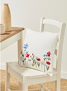 Dance of the Flowers multi-stitch cushion kit, 40 x 40 cm