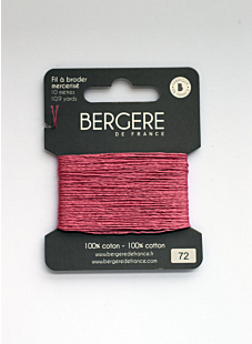 Rosewood embroidery thread, 10 metres, Bergère de France