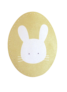 Pack of 2 rabbits perforated flexible reinforcements 7,5 X 9,5 cm