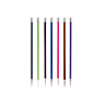 Straight needles, coloured metal, 3 mm - 40 cm, Knit Pro