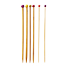 Straight needles, bamboo, 3.5 mm - 33 cm
